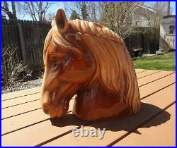 COOKIE JAR Blaze Horse Head, Big Sky Carvers RARE