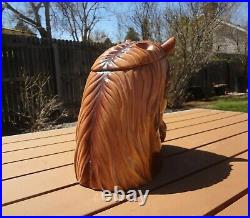 COOKIE JAR Blaze Horse Head, Big Sky Carvers RARE