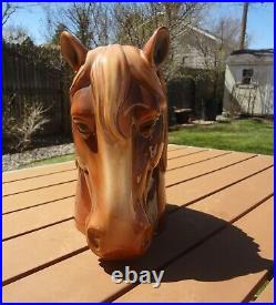 COOKIE JAR Blaze Horse Head, Big Sky Carvers RARE