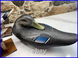 Cabin Creek Big Sky Carvers 3 decoys! -Rustic distressed look 2 on cradles NICE