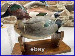 Cabin Creek Big Sky Carvers 3 decoys! -Rustic distressed look 2 on cradles NICE