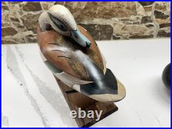 Cabin Creek Big Sky Carvers 3 decoys! -Rustic distressed look 2 on cradles NICE