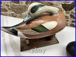 Cabin Creek Big Sky Carvers 3 decoys! -Rustic distressed look 2 on cradles NICE