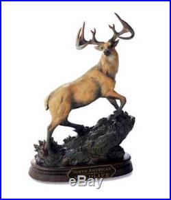 Camp Creek Buck Wildlife Big Sky Carvers Stonecast Sculpture Whitetail Deer