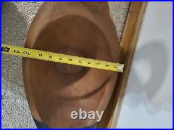 Canada Goose large bowl wood carving Big Sky Carvers 74002 hindley 22x10x15