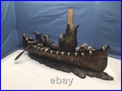 Canoe Trip Jeff Fleming Big Sky Carvers 24 Bear Sculpture Bear Foots