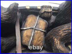 Canoe Trip Jeff Fleming Big Sky Carvers 24 Bear Sculpture Bear Foots