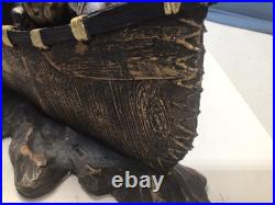 Canoe Trip Jeff Fleming Big Sky Carvers 24 Bear Sculpture Bear Foots