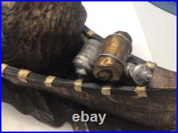 Canoe Trip Jeff Fleming Big Sky Carvers 24 Bear Sculpture Bear Foots