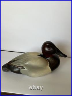 Canvasback Drake Duck Decoy Big Sky Carvers of Montana Signed