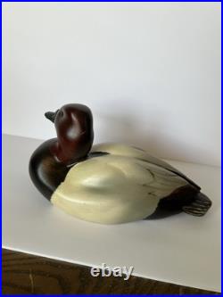 Canvasback Drake Duck Decoy Big Sky Carvers of Montana Signed
