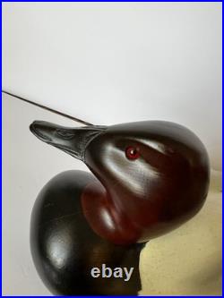 Canvasback Drake Duck Decoy Big Sky Carvers of Montana Signed