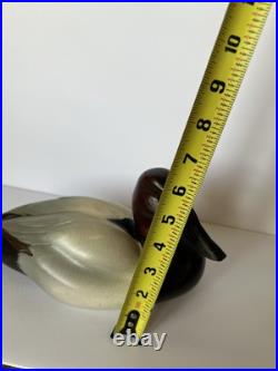 Canvasback Drake Duck Decoy Big Sky Carvers of Montana Signed