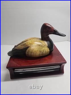 Canvasback Drake Duck Decoy Big Sky Carvers of Montana Signed by Chris Linn