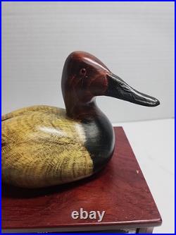 Canvasback Drake Duck Decoy Big Sky Carvers of Montana Signed by Chris Linn