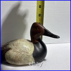 Canvasback Drake Duck Decoy Big Sky Carvers of Montana Signed by Chris Linn