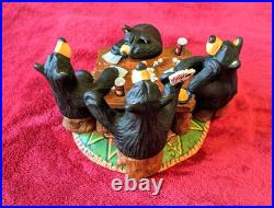 Card Sharks BEARFOOTS by Jeff Fleming Big Sky Carvers Bear Figure Numbered