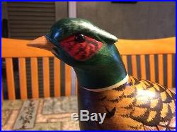 Chris Olson Big Sky Carvers Masters Edition Wood Pheasant Signed Numbered