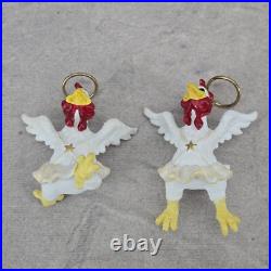 Christmas Collectible Big Sky Carvers Chickentivity Figurines Nativity Set of 9