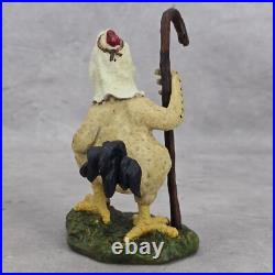 Christmas Collectible Big Sky Carvers Chickentivity Figurines Nativity Set of 9