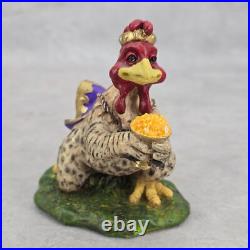 Christmas Collectible Big Sky Carvers Chickentivity Figurines Nativity Set of 9