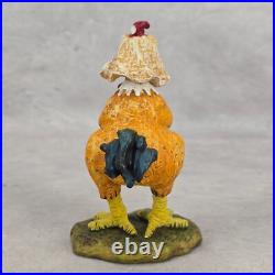 Christmas Collectible Big Sky Carvers Chickentivity Figurines Nativity Set of 9