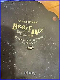 Circle Of Bears Big Sky Carvers BearFoots tea light holder