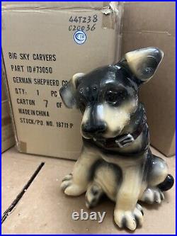 Cookie Jar Kitchen Collection big sky carvers German shepherd 7/600 Limited