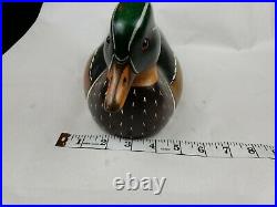 Craig Fellows signed Big Sky Carvers Wood Waterfowl Decoy Carved and painted