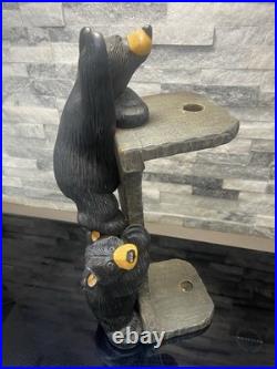 Curious Cubs By Jeff Fleming Big Sky Carvers Paper Towel Holder Statue 16