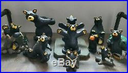 Cute Collectible Bear Foots By Jeff Fleming Big Sky Carvers Lot Of 9