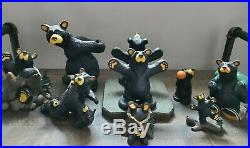 Cute Collectible Bear Foots By Jeff Fleming Big Sky Carvers Lot Of 9