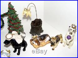 DOG CANINE NATIVITY SET BIG SKY CARVERS with ARCHWAY in Boxes 15 PIECES + ARCH