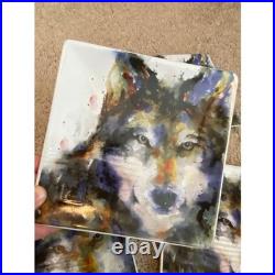 Dean Crouser Traveler Wolf Framed Wall Art Big Sky Carvers Wildlife Decor Print