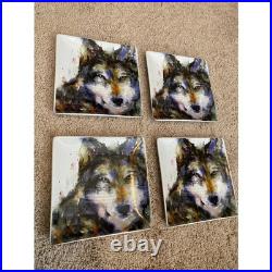 Dean Crouser Traveler Wolf Framed Wall Art Big Sky Carvers Wildlife Decor Print