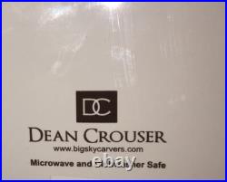 Dean Crouser Watercolors, Big Sky Carvers, 7 Square Cardinal Bird Snack Plate