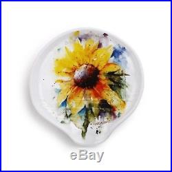 Demdaco 3005051167 Big Sky Carvers Sunflower Spoon Rest, Multicoloured