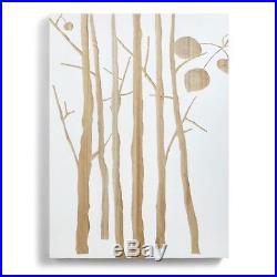 Demdaco Big Sky Carvers Gallery Wooden Aspen Trees Wall Art 19.75W X 27.75H