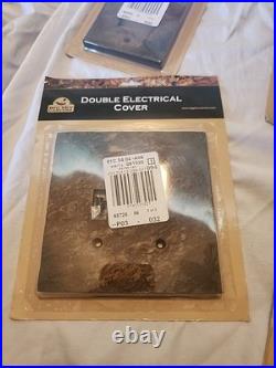 Demdaco Big Sky Carvers Pinecone Electrical Outlet Cover Lot of 8 Cabin Country
