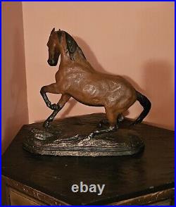 Dick Idol Collection by Big Sky Carvers Storm Dancer Horse Sculpture (ca 2000)