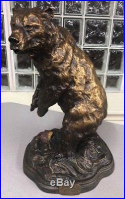 Dick Idol Whose Creel Large Grizzly Bear Statue Big Sky Carvers Carving Numbered