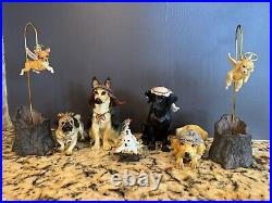 Dog Christmas Nativity Scene Big Sky Carvers Dogtivity Figurine Set 9 Piece