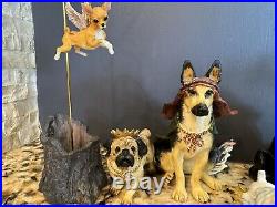 Dog Christmas Nativity Scene Big Sky Carvers Dogtivity Figurine Set 9 Piece