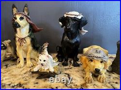 Dog Christmas Nativity Scene Big Sky Carvers Dogtivity Figurine Set 9 Piece