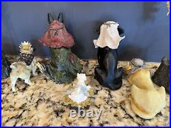 Dog Christmas Nativity Scene Big Sky Carvers Dogtivity Figurine Set 9 Piece