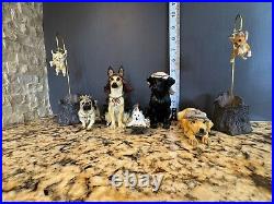 Dog Christmas Nativity Scene Big Sky Carvers Dogtivity Figurine Set 9 Piece