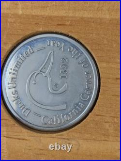 Duck decoy by Bob Bolle Big Sky Carvers Award-winning Ducks Medallion 16 inches