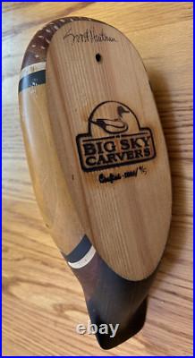Duck decoy hand painted, limited edition (4/5), Big Sky Carvers