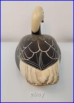 Ducks Unlimited 1996 Wood Blue Goose Signed Sally A. McMurray Big Sky Carvers