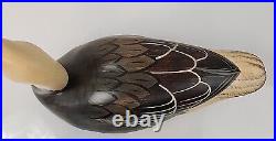 Ducks Unlimited 1996 Wood Blue Goose Signed Sally A. McMurray Big Sky Carvers